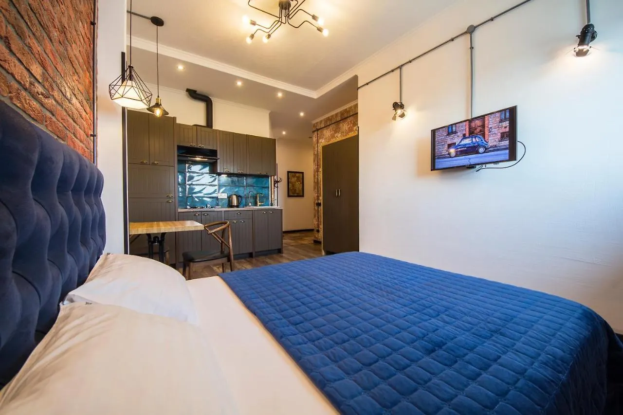 Loft Design Apartments Near Maidan Kyiv Ukraine